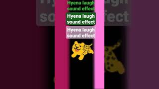 Hyena laugh sound effect