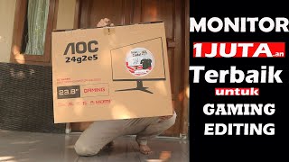 Beli Monitor Murah Terbaik Untuk Gaming Dan Editing AOC 24g2e5