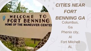 Surrounding cities near Fort Benning, GA