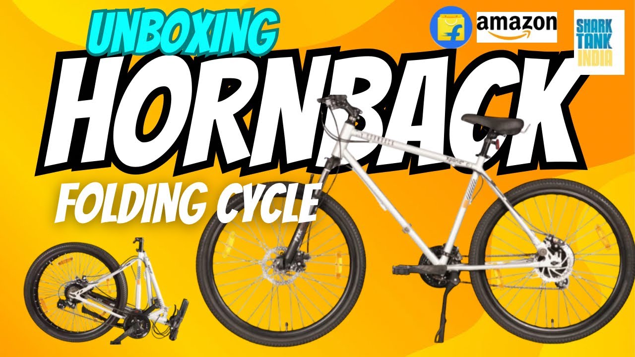 Unboxing #hornback cycle “world’s 1st diamond frame folding cycle”