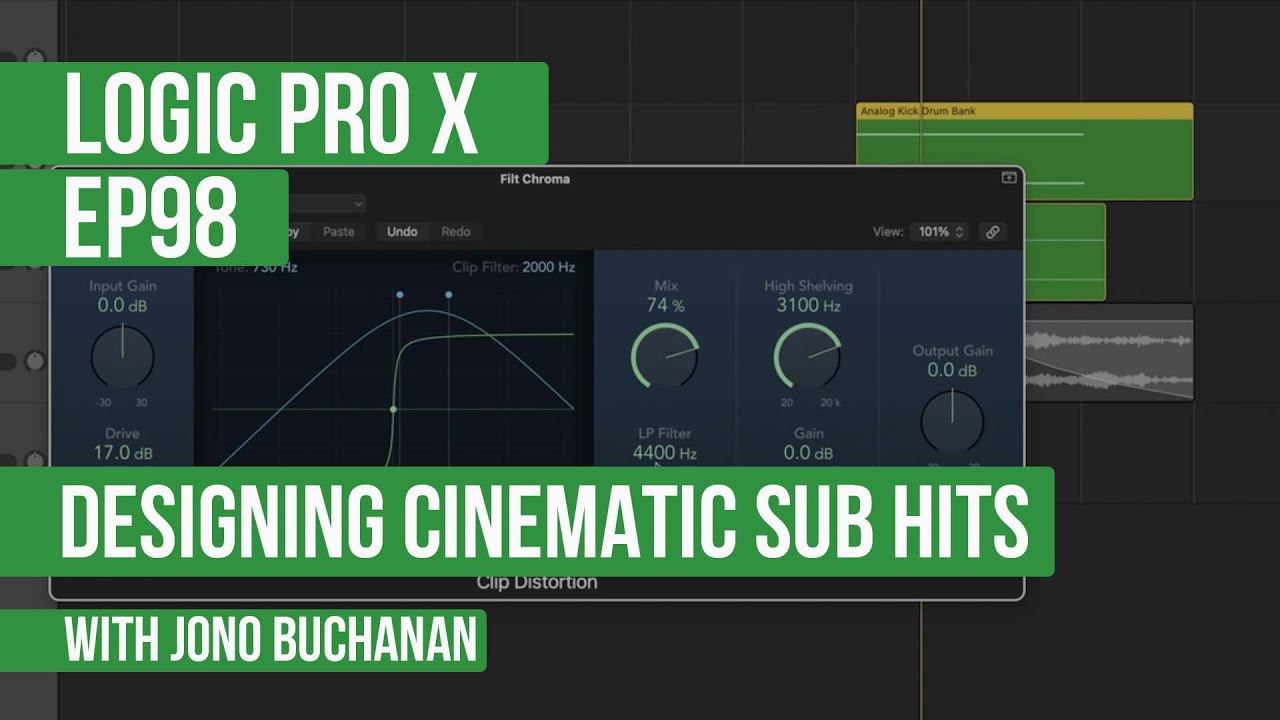 LOGIC PRO X - Designing Cinematic Sub Hits