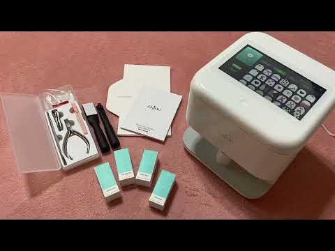 rig hævn Begravelse Your nails. Your art. No talant necessary.- ANJOU Nail Printer. - YouTube