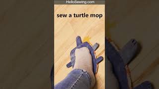 Sewing tip 200 -  Turtle Mop #sewingtips #sewing #shorts