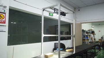 MonolithIoT Logistics Top Camera Scanner Dynamic DWS Dimensioning Weighing Scanning Belt Conveyor