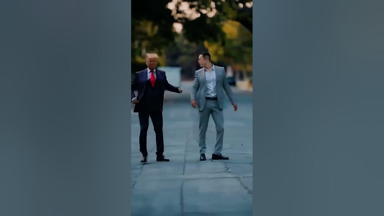 Elon and Donald Staying Alive Dance