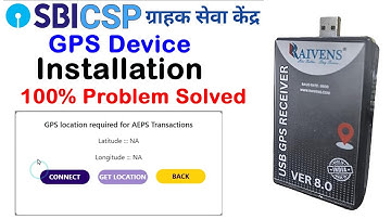 SBI CSP GPS Device Installation Full Process Live 🔴100% Problem Solved 👈👈