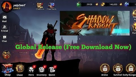 Shadow Knight: Era of Legends - Official Global Release (Android/IOS) Gameplay