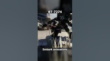 BT embark animations | Titanfall 2 #titanfall #titanfall2 #bt7274