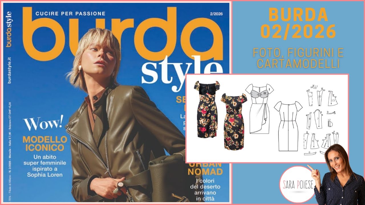 Sfogliamo insieme Burda Style 02/2026: recensione completa cartamodelli | Sara Poiese
