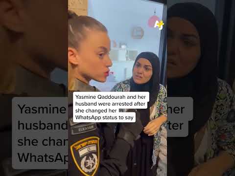 Arrested for a WhatsApp status? That’s what happened to this Palestinian woman. #gaza #israel