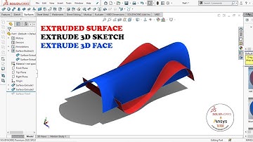 Solidworks Surface Tutorial | Extrude Surface