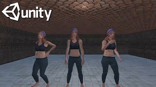 Kari NPC Dancing Animation Test (The Lost Neighbor) #UnityDev #GameDev