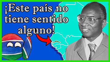 🇬🇲¿Por qué GAMBIA existe? Un país que es solo un RÍO 🇬🇲 - El Mapa de Sebas