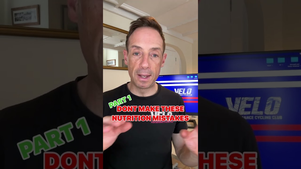 Cycling nutrition mistakes part 1: 