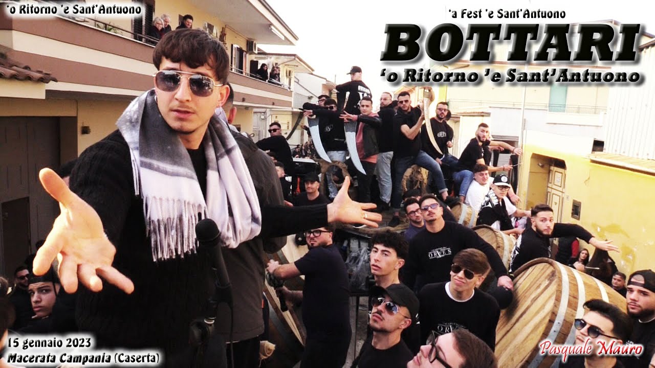 BOTTARI 'o Ritorno 'e Sant'Antuono Macerata Campania (Caserta) 15 gennaio 2023