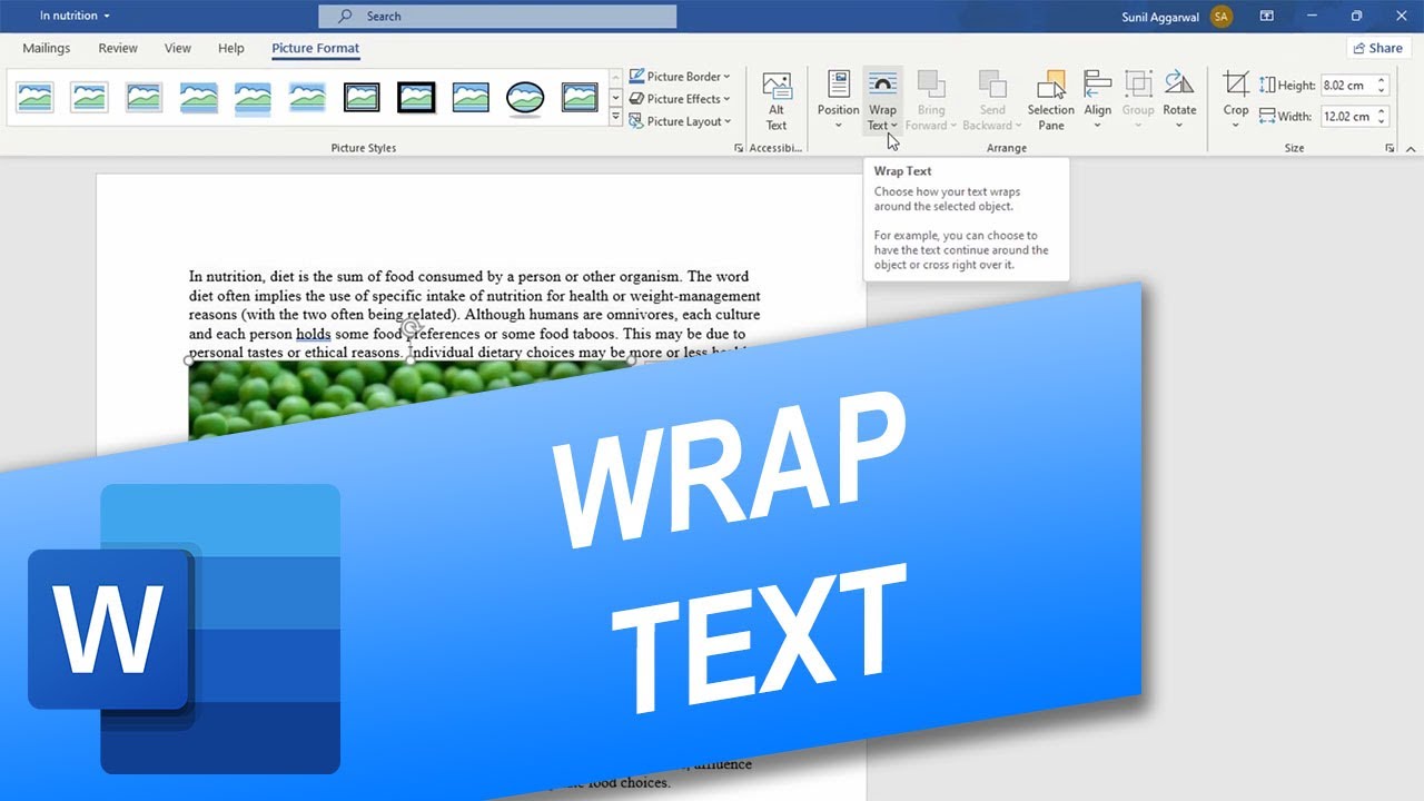 How to Wrap Text in Word - YouTube