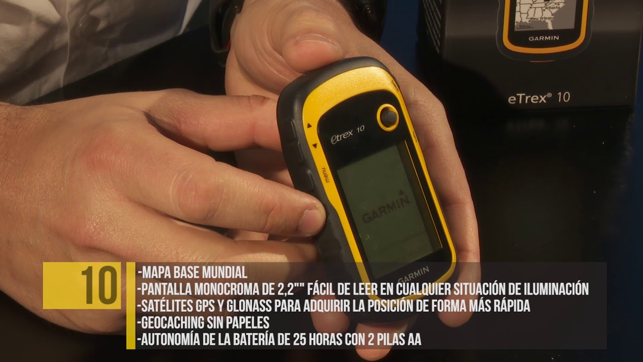 GPS Garmin eTrex 10 - YouTube