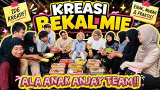THE ULTIMATE INDOMIE CREATION CONTEST! 🍜 Team Anjay Makes Some Wacky Shapes!