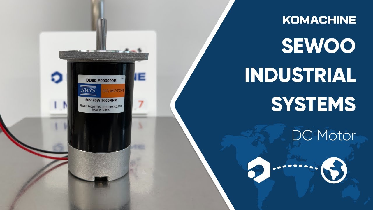 SEWOO INDUSTRIAL SYSTEMS / DC Motor (DD90-F090090) / INV-06137