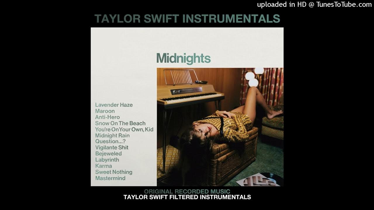 Taylor Swift - Karma (Instrumental Without Backing Vocals) - YouTube