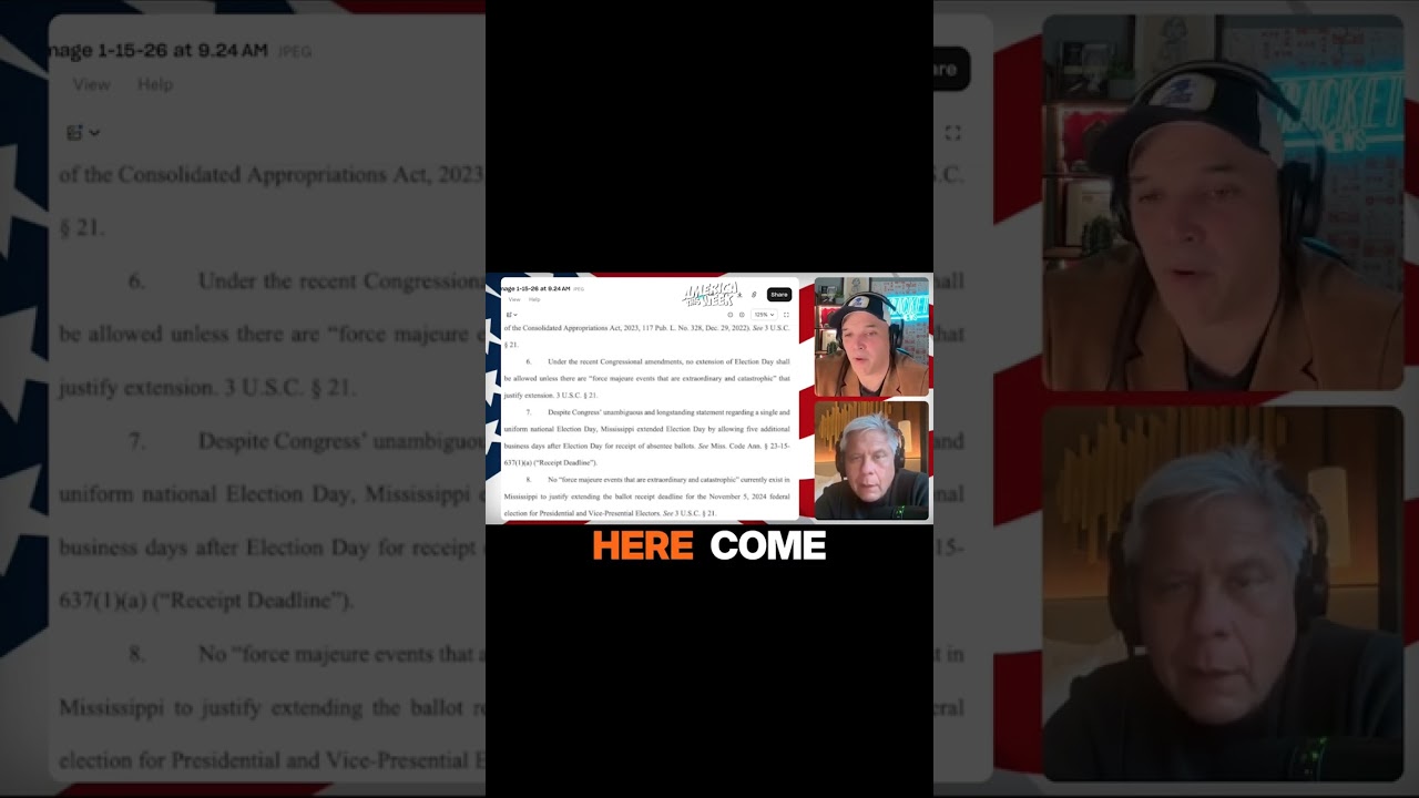 No extensions to Election Day #substack #shorts