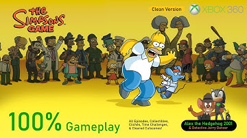 The Simpsons Game (XBOX 360) - 100% Gameplay, No Commentary