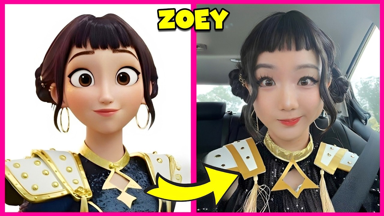 #2 KPOP Demon Hunters in Real-Life TikTok Version🎵🔥 + Guess Demon Hunters Characters By Song & Voice