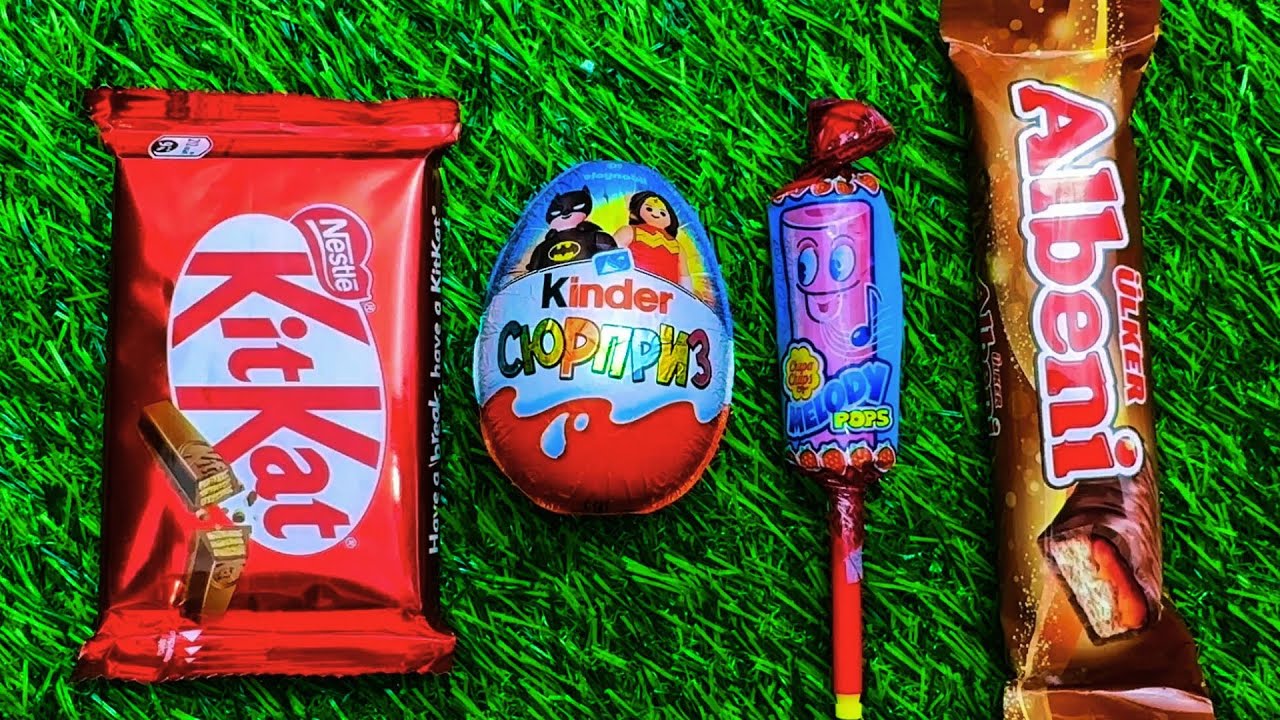 ASMR Giant Kinder Joy Surprise | Unboxing & Eating Sounds