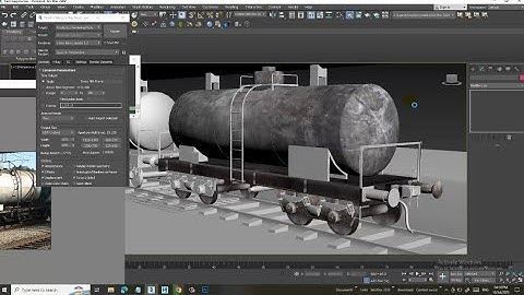 3DsMax Tutorials, Learn Texturing a Tank Wagon in Railways from Scratch in 3Dsmax.( Part 10)