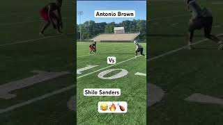 Antonio Brown posted multiple clips of him COOKING Shilo Sanders😂 #youtubeshorts #shorts