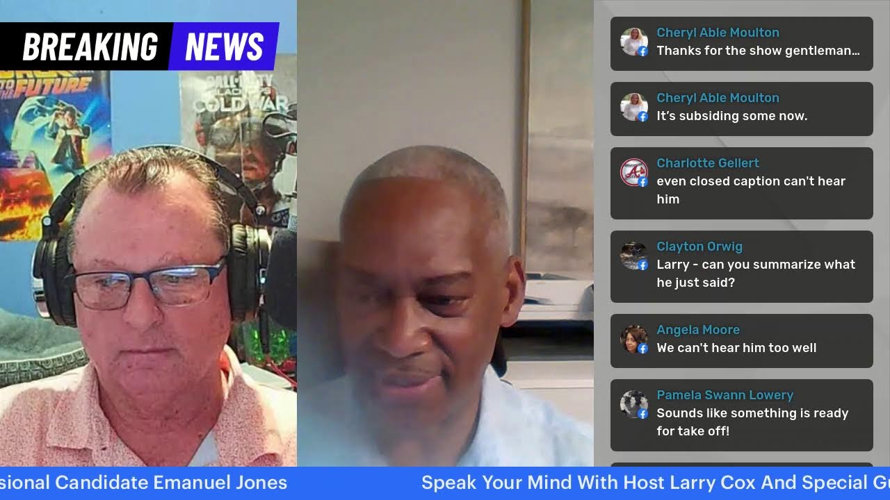 SPEAK YOUR MIND WITH LARRY COX