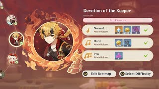 Drumalong Event Genshin Impact [Devotion of the Keeper] - Pro All Perfect