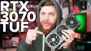 ASUS RTX 3070 TUF - хорошая видеокарта? лучше STRIX? можно разогнать?