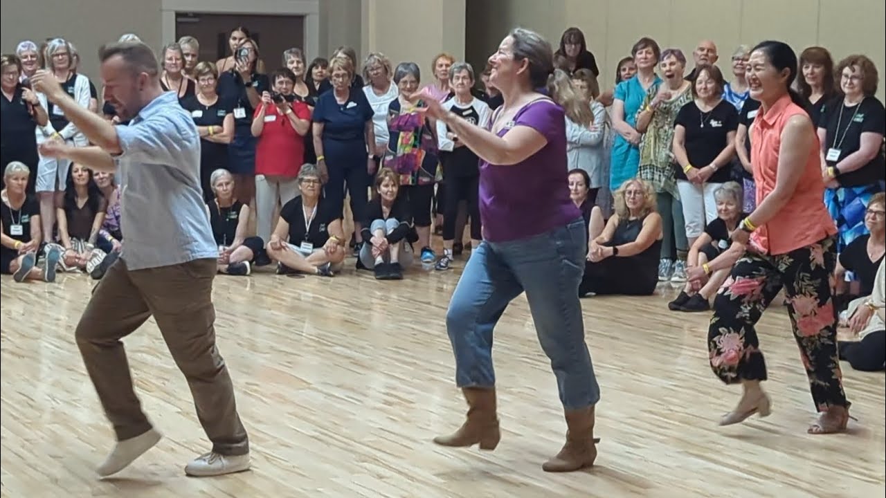 Mucara Walk by Steve Healy. Demo at Footloose in the Foothills, Alberta Canada, June 2025.