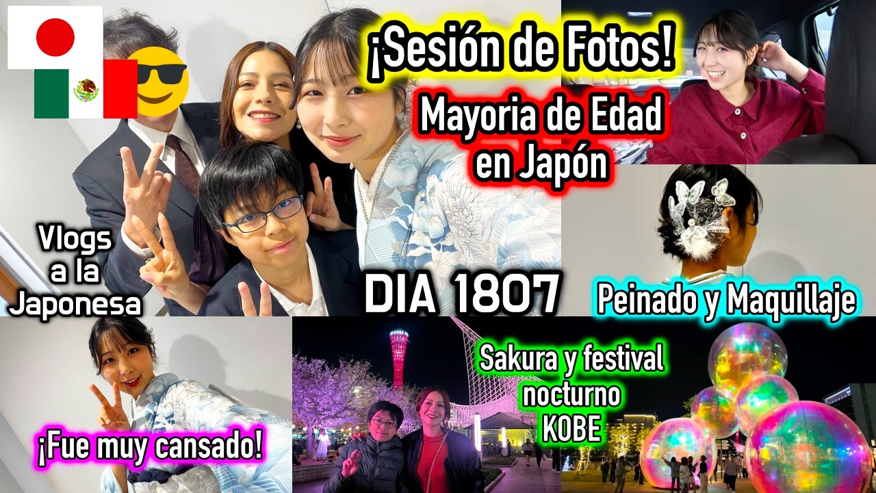 Fuimos a la SESIÓN DE FOTOS Por sus 20 Años + Caminata Familiar JAPÓN - Ruthi San ♡ 11-04-26
