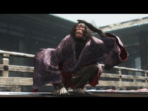 Sekiro Shadows Die Twice - Folding Screen Monkeys Boss Fight (Boss #16) - Easiest Method