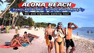 🐵 [HD #BOHOL 🇵🇭] ALONA BEACH : A Day and Night Walking Tour of Panglao Bohol's Paradise