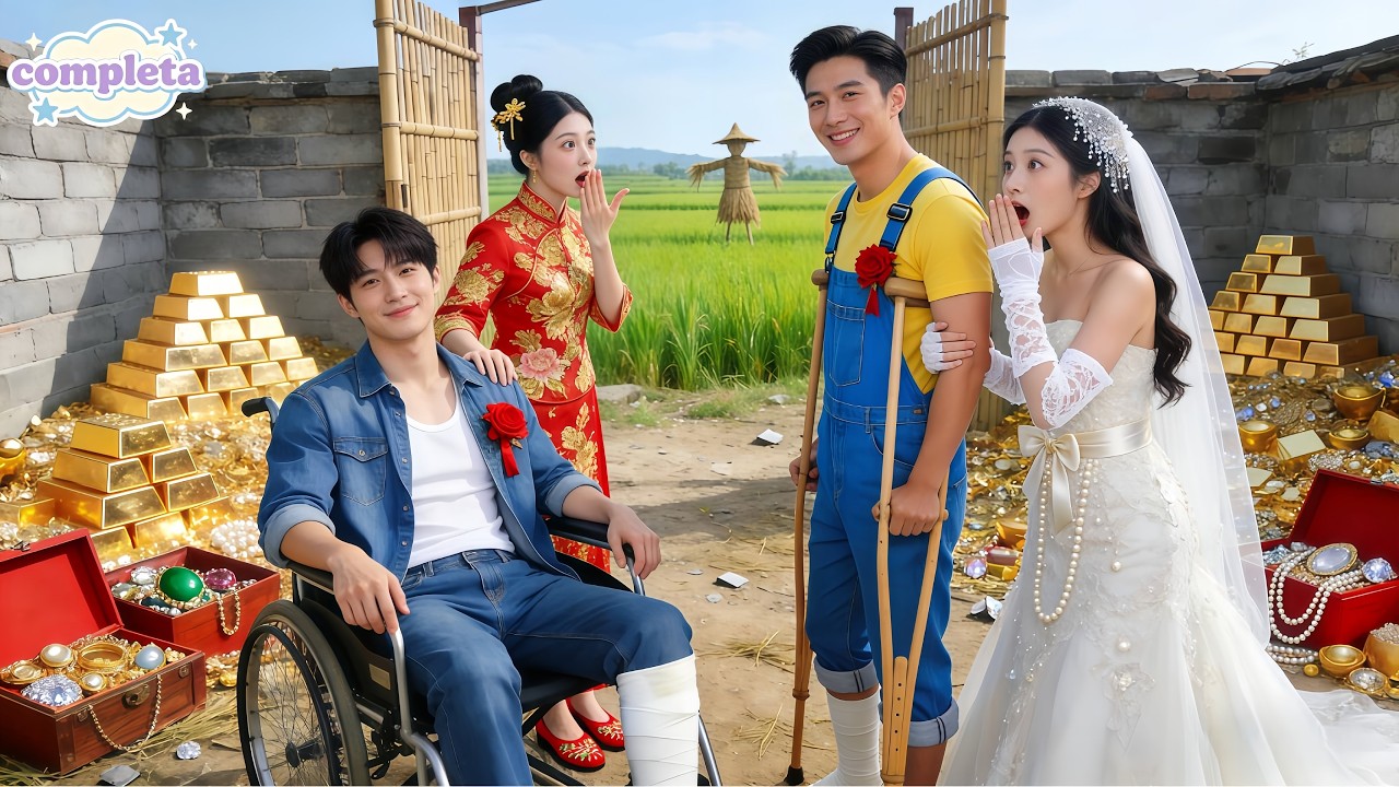 Por dívidas,duas irmãs casam com irmãos rurais deficientes;surpresa,é teste de CEO bilionário—vira!