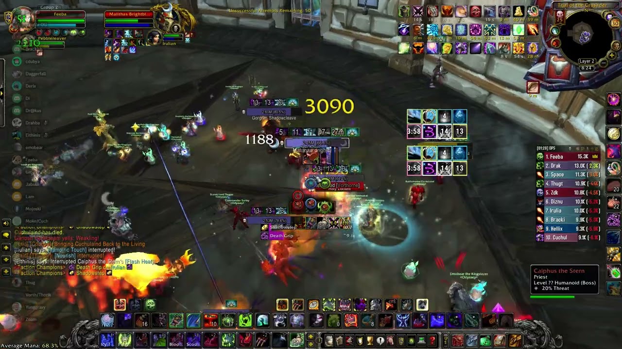 [50/50] 25M TOC Faction Champions HM Unholy DK POV Odyssey