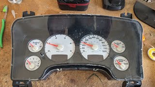 Blank Odometer Gear Indicator and tachometer Fix 2003 2004 2005 Dodge Ram