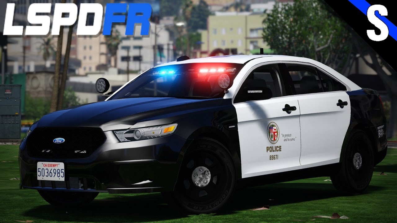 GTA V LSPDFR #176 Slicktop LAPD Ford Taurus Police Interceptor Sedan - YouT...