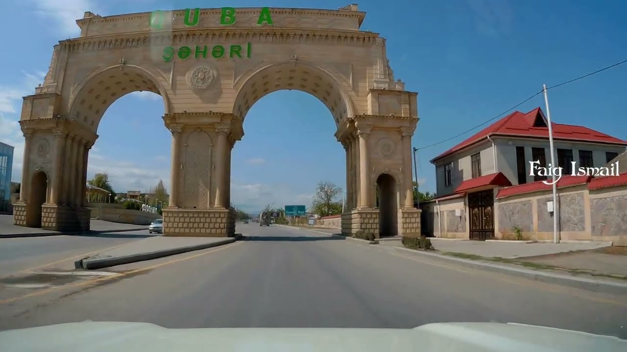 Азербайджан заезжаем в город Губа