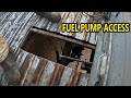Fixing Fuel Gauge &amp; Cutting A Pump Access Hole