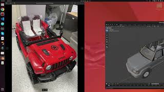 How to modify a vehicle model using blender on ROS2 Humble screenshot 5