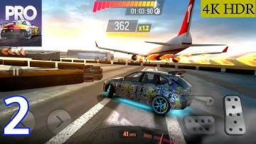 Drift Max Pro Car Racing Game | 4K Gameplay Part 2 | Techno Beast