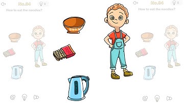 Brain Out Level 94-How to eat the noodles? Walkthrough solution