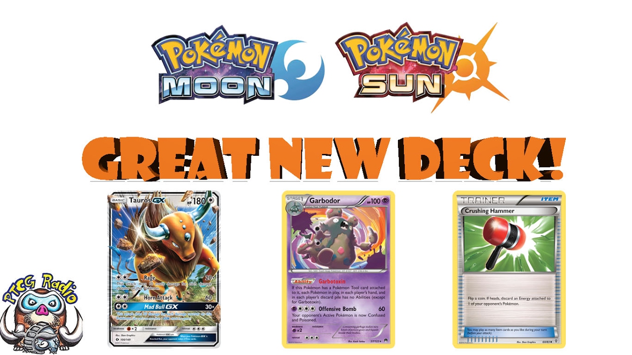 Tauros GX + Garbodor + Hammers = Great New Pokémon Deck (Pokémon TCG)