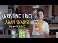 BLIND TASTE TEST! Christine Ha tries snacks from Asia