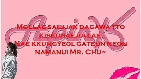 Mr Chu Apink Lyrics [**Color Coded]