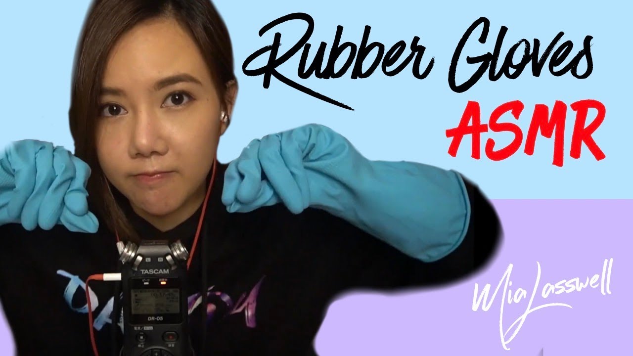 🎧ASMR - Dishwashing Gloves , Rubber Gloves Relaxing Sounds